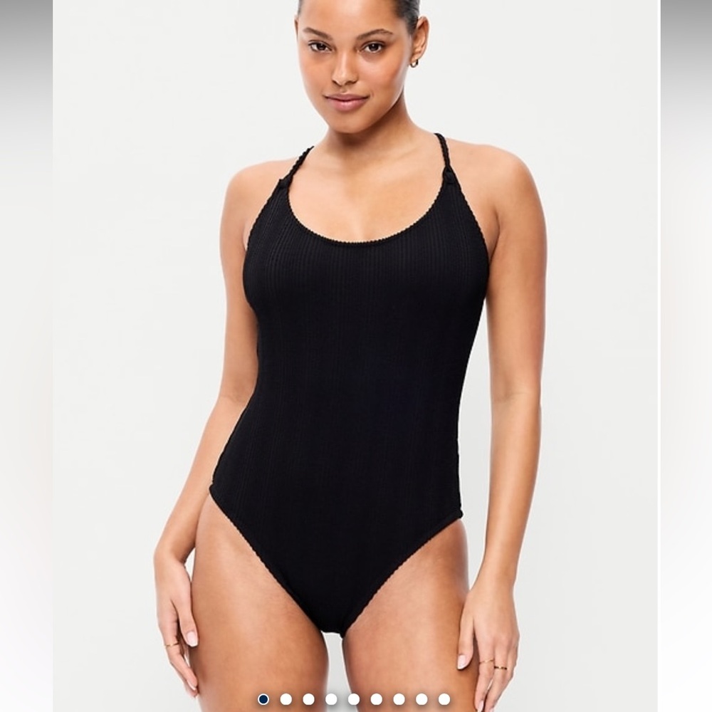 Black One-Piece Swimsuit - Women